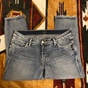Silver Jeans Elyse Slim Crop